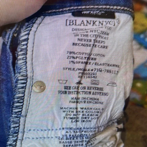 denim shorts - Picture 3 of 3